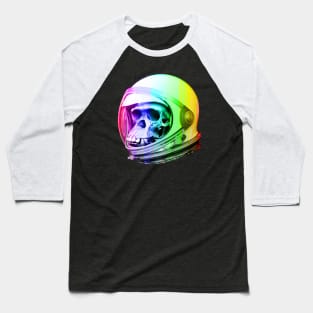 Space Chimp Skull Baseball T-Shirt